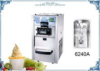 Commercial Soft Serve Ice Cream And Yogurt Maker With Air Pump Twin Twist Flavor