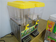 Restaurant Juice Machine Double Dispenser , Cold Fruit Beverage Dispenser Machine