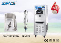 Fast Refrigeration Commercial Soft Ice Cream Machine With 3 Flavor 220V
