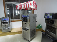 Floor Stand Frozen Yogurt Ice Cream Machine , Commercial Soft Serve Machine