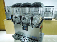 220V Triple Heads Frozen Granita Slush Machine 3x12L Output Food Grade Materials