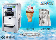 3 Flavor Soft Serve Commercial Ice Cream Maker , Restaurant Ice Cream Machine