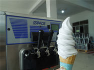 3 Flavor Soft Serve Commercial Ice Cream Maker , Restaurant Ice Cream Machine