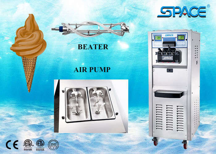 Professional Single Flavor Ice Cream Machine Soft Serve Higher Efficiency
