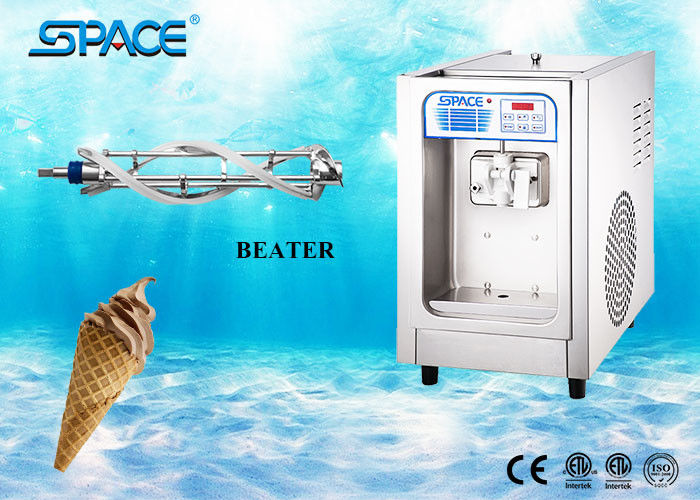 Commercial Ice Cream Making Machine , Table Top Ice Cream Maker Single Flavor
