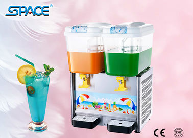 Restaurant Juice Machine Double Dispenser , Cold Fruit Beverage Dispenser Machine