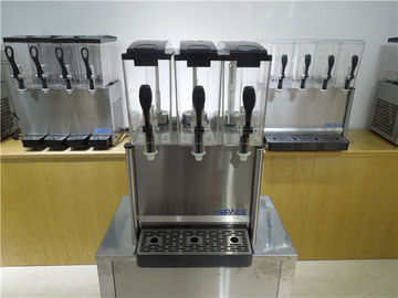 Electric Fruit Juice Dispenser Machine With Three PC Transparent Material Tank