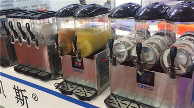 Double Bowl Frozen Drink Slush Machine / Frozen Juice Machine CE Approved