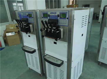 Professional Commercial Ice Cream Machine With Air Pump Feed And 3 Compressor