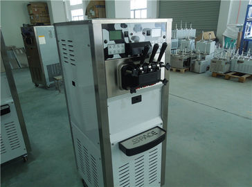 Commercial Soft Serve Yogurt Ice Cream Machine with 3 Tecumseh Compressors