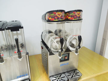 Commercial Frozen Granita Machine / Smoothie Slush Machine With Two Bowl