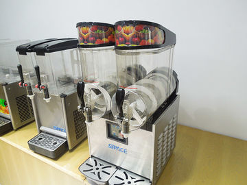 Commercial Frozen Granita Machine / Smoothie Slush Machine With Two Bowl