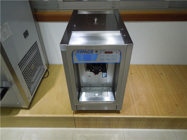 1800W Portable Soft Serve Ice Cream Machine Single Flavor with Compressor